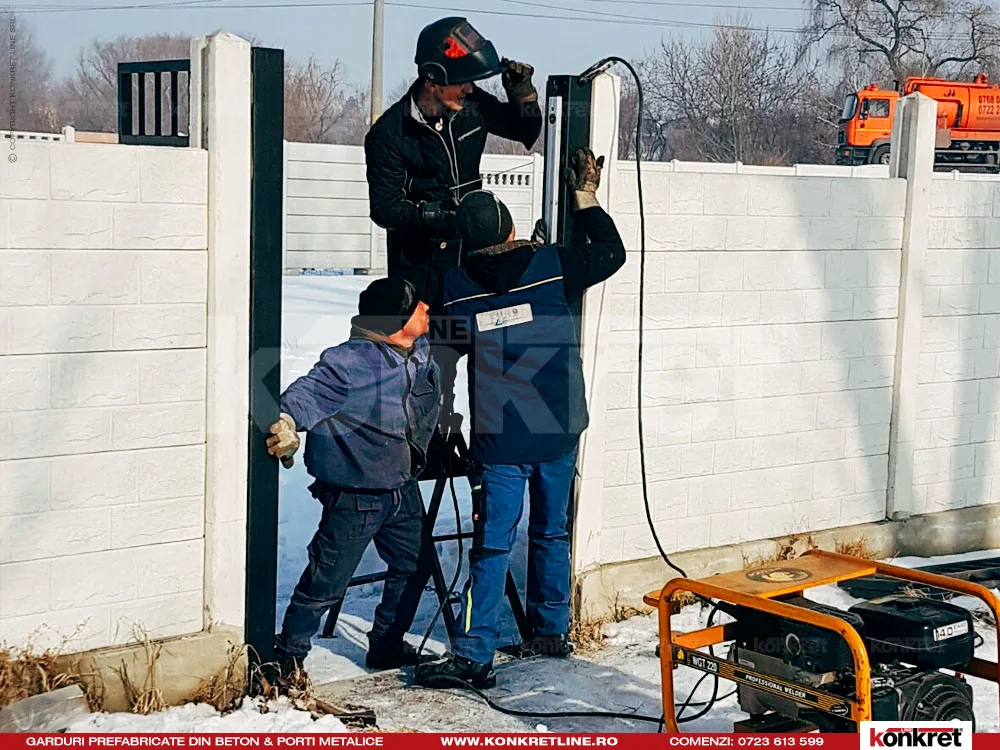 Porți metalice "la cheie" de la Konkret Line: Soluții complete pentru siguranță și stil