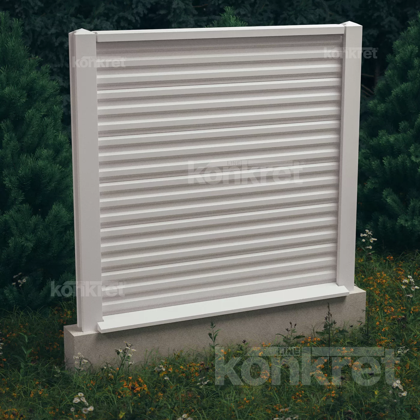 Gard beton Liner KM100