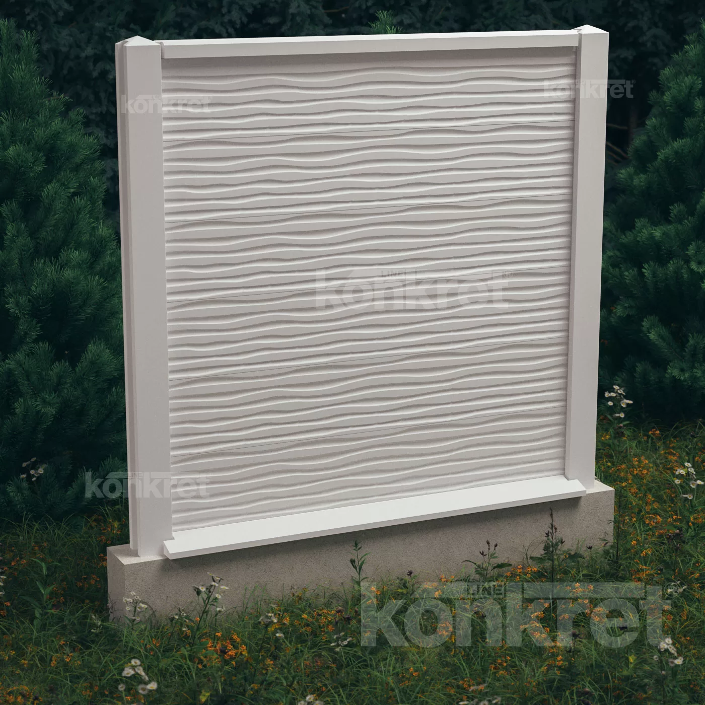 Gard beton Dune KM201