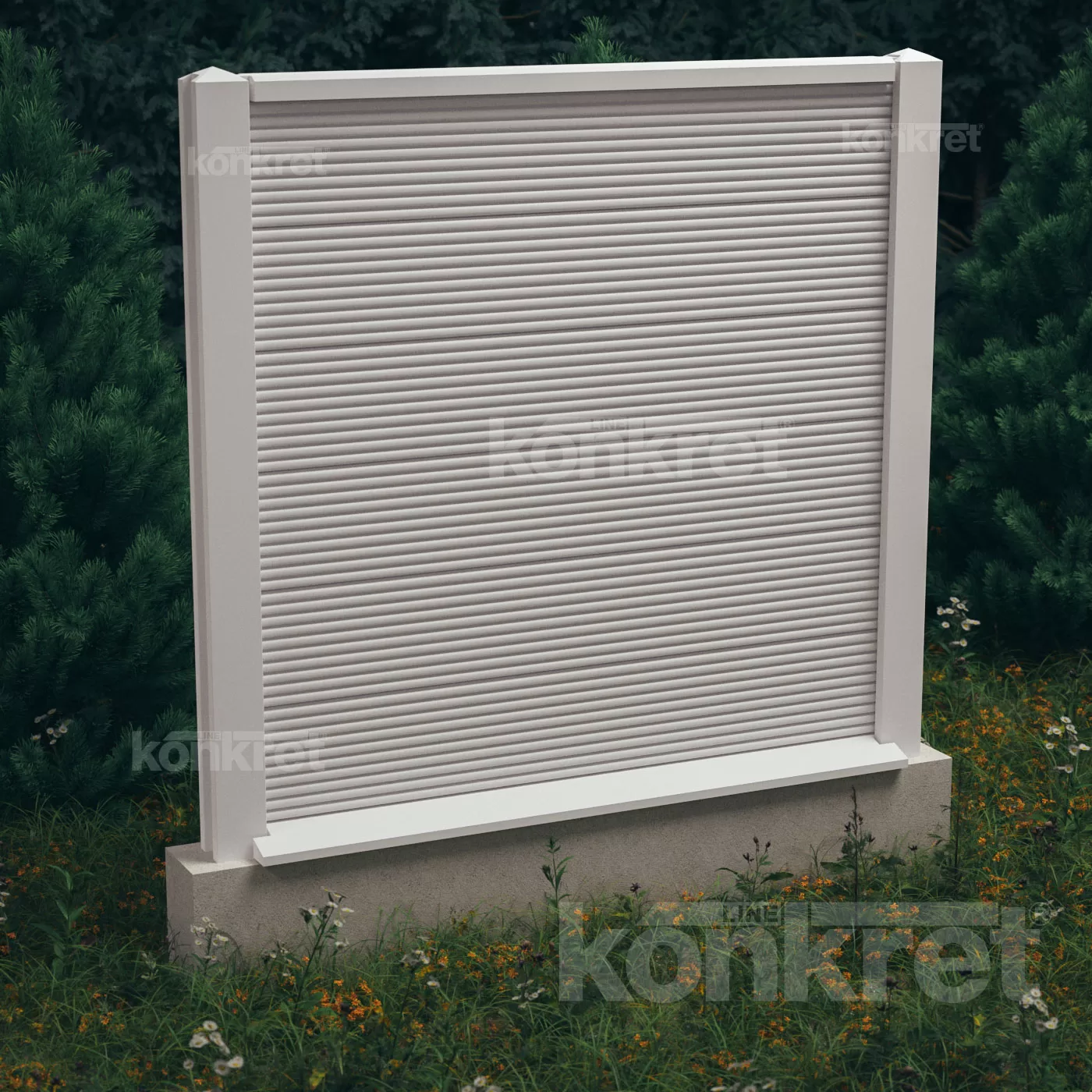 Gard beton Waves KM207