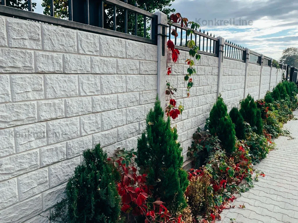 YorkStone — gard prefabricat Konkret Line