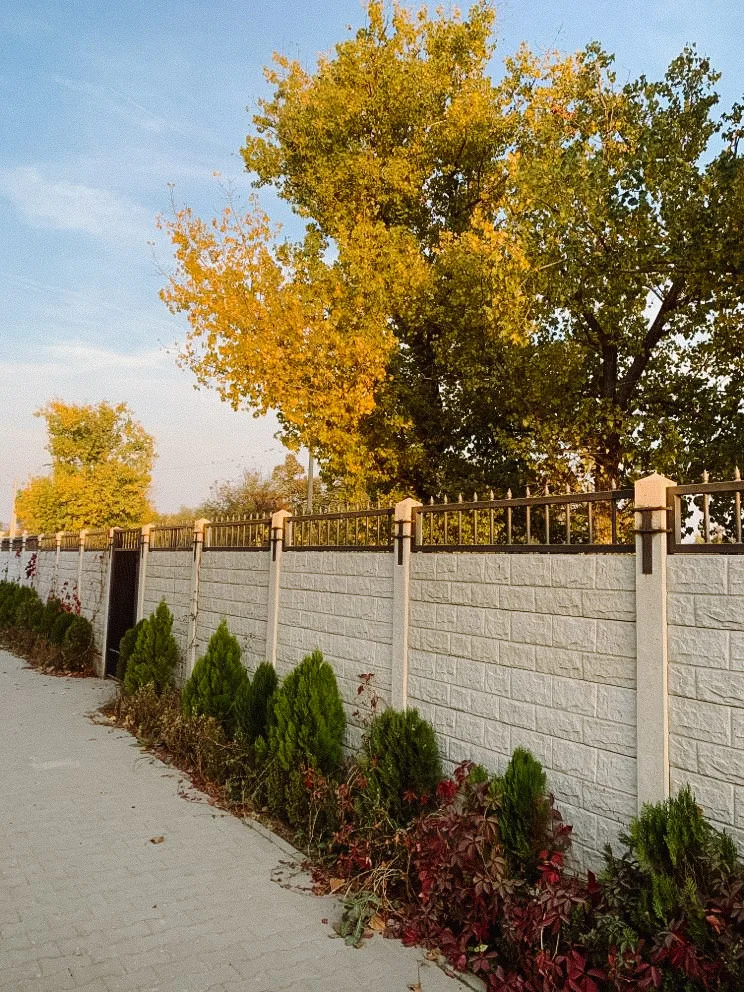 YorkStone — gard prefabricat Konkret Line