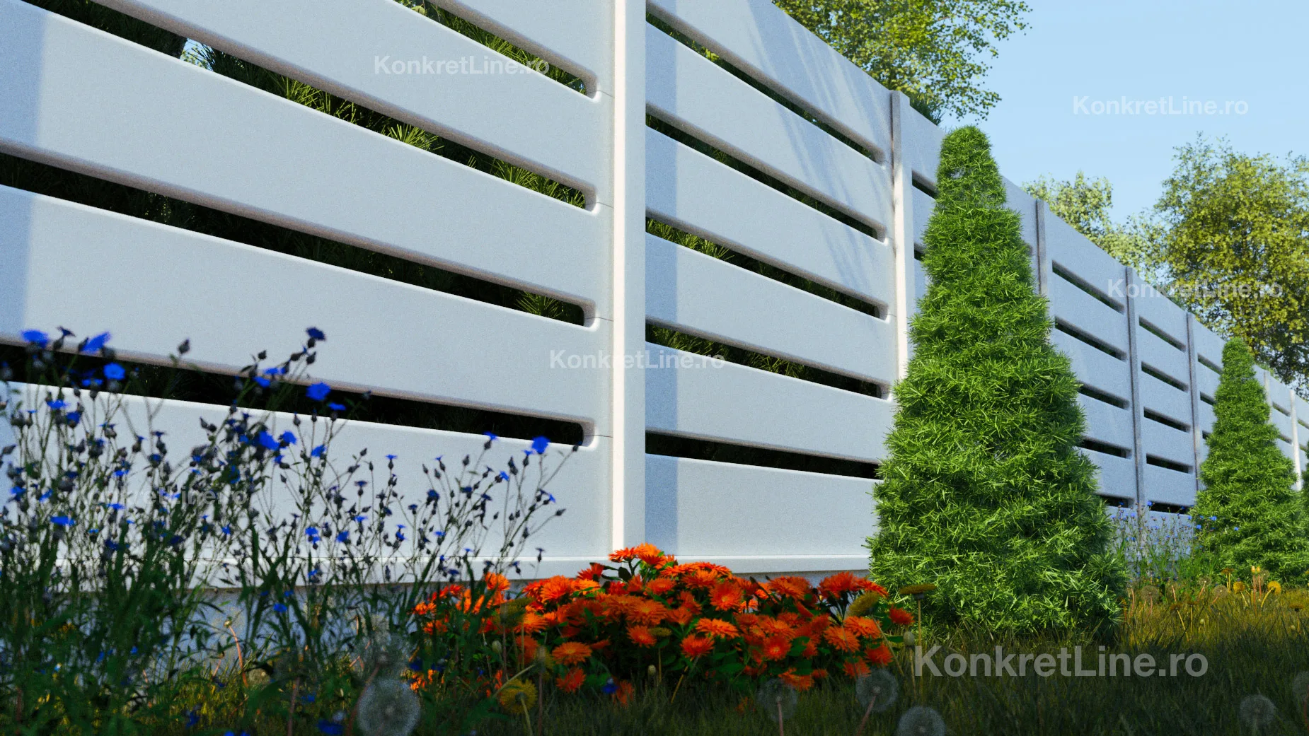 Avalon (KV301) — gard prefabricat Konkret Line