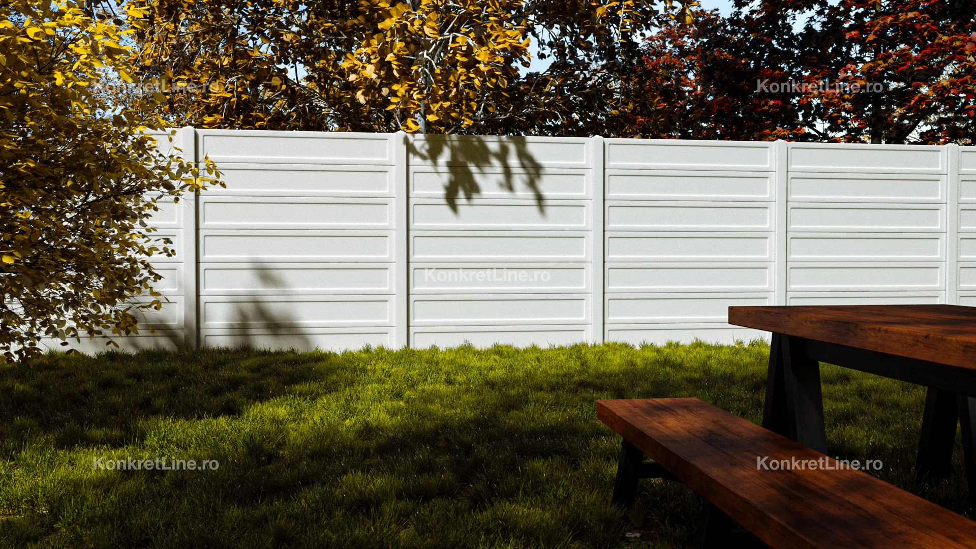 Grande — gard prefabricat Konkret Line