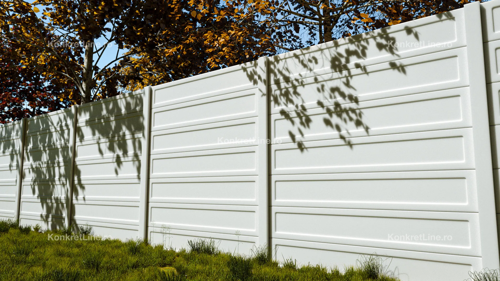 Grande — gard prefabricat Konkret Line
