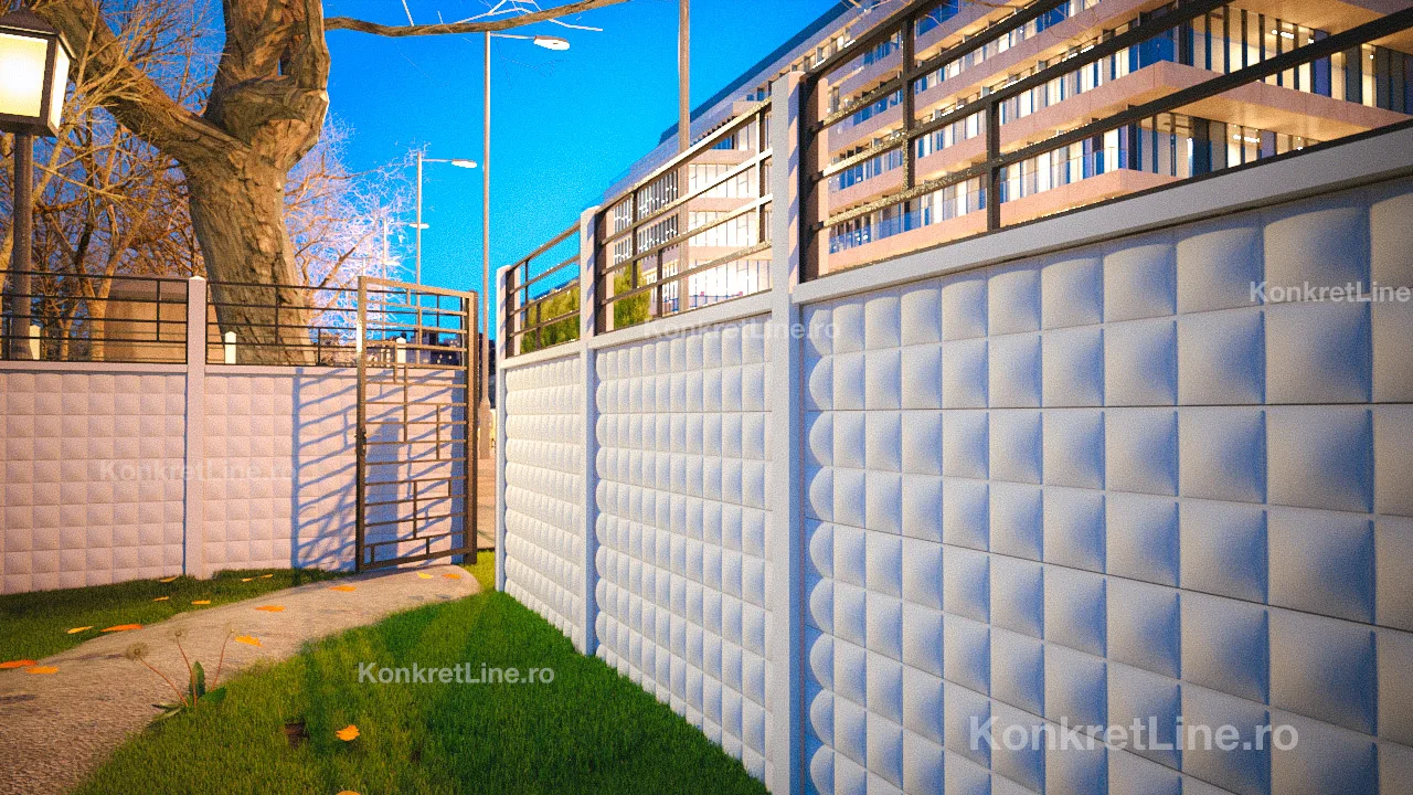 Royal — gard prefabricat Konkret Line