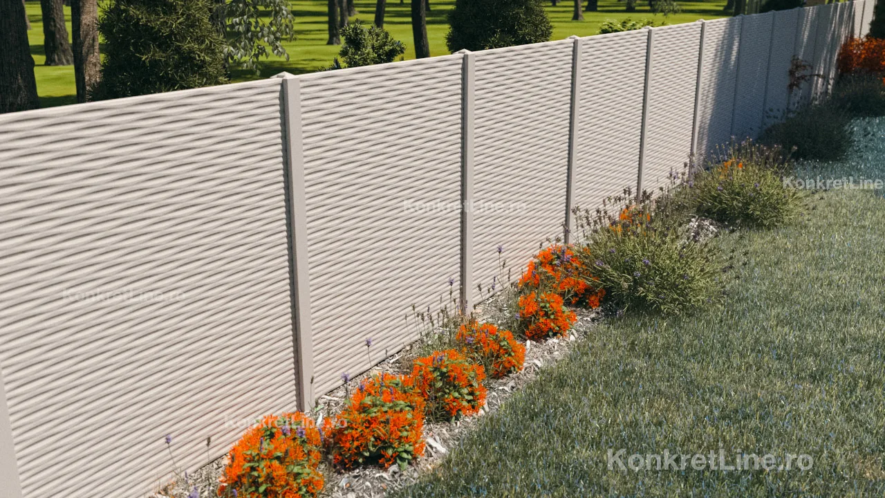 Ocean — gard prefabricat Konkret Line