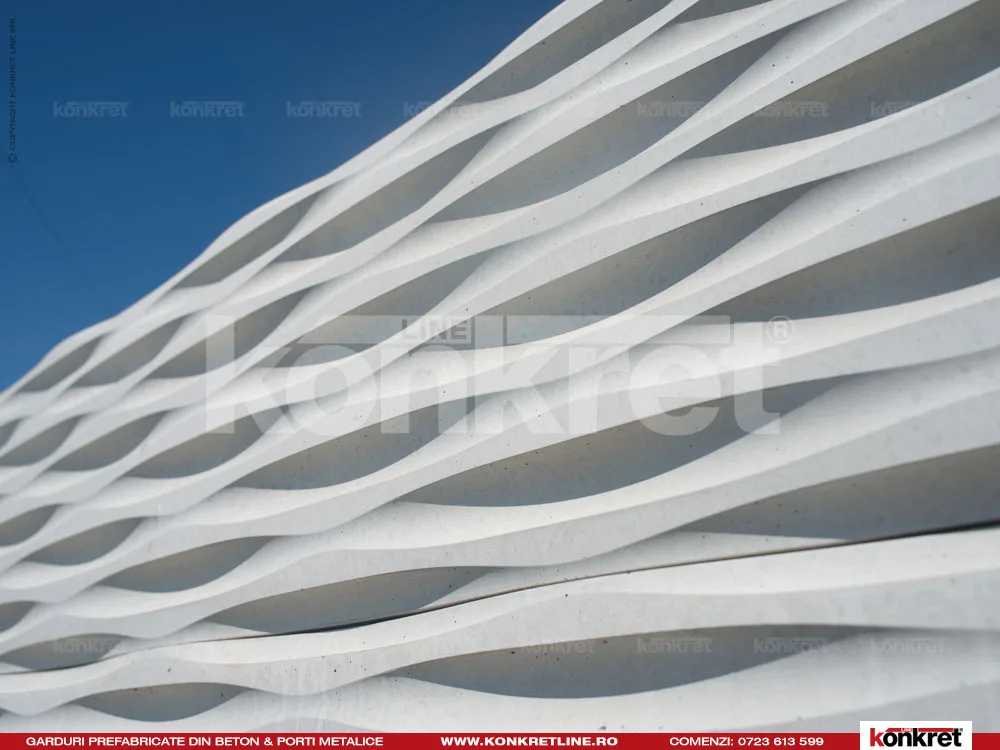 Ocean — gard prefabricat Konkret Line