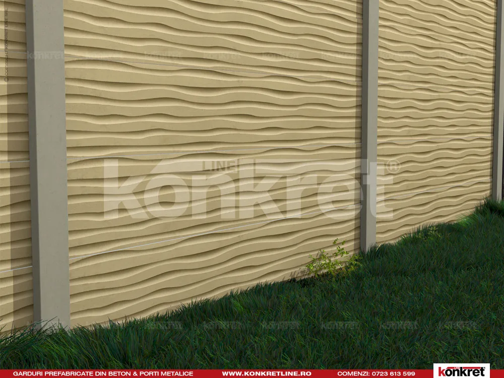 Dune — gard prefabricat Konkret Line