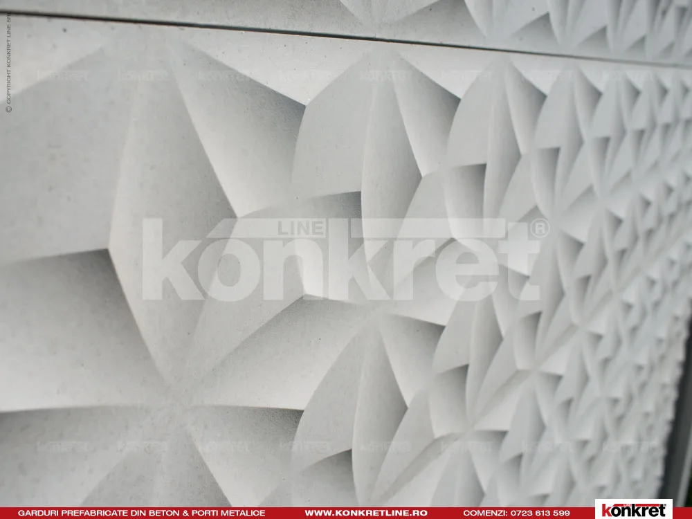 Flower — gard prefabricat Konkret Line