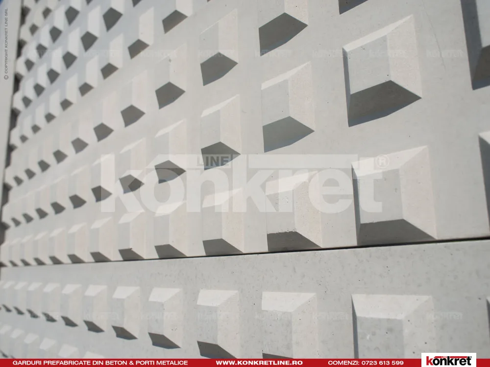 DFence — gard prefabricat Konkret Line