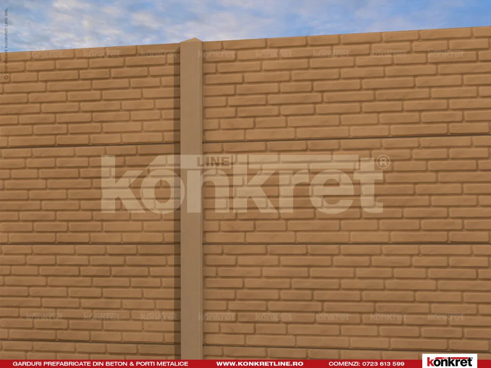 Gard Beton Prefabricat — gard prefabricat Konkret Line
