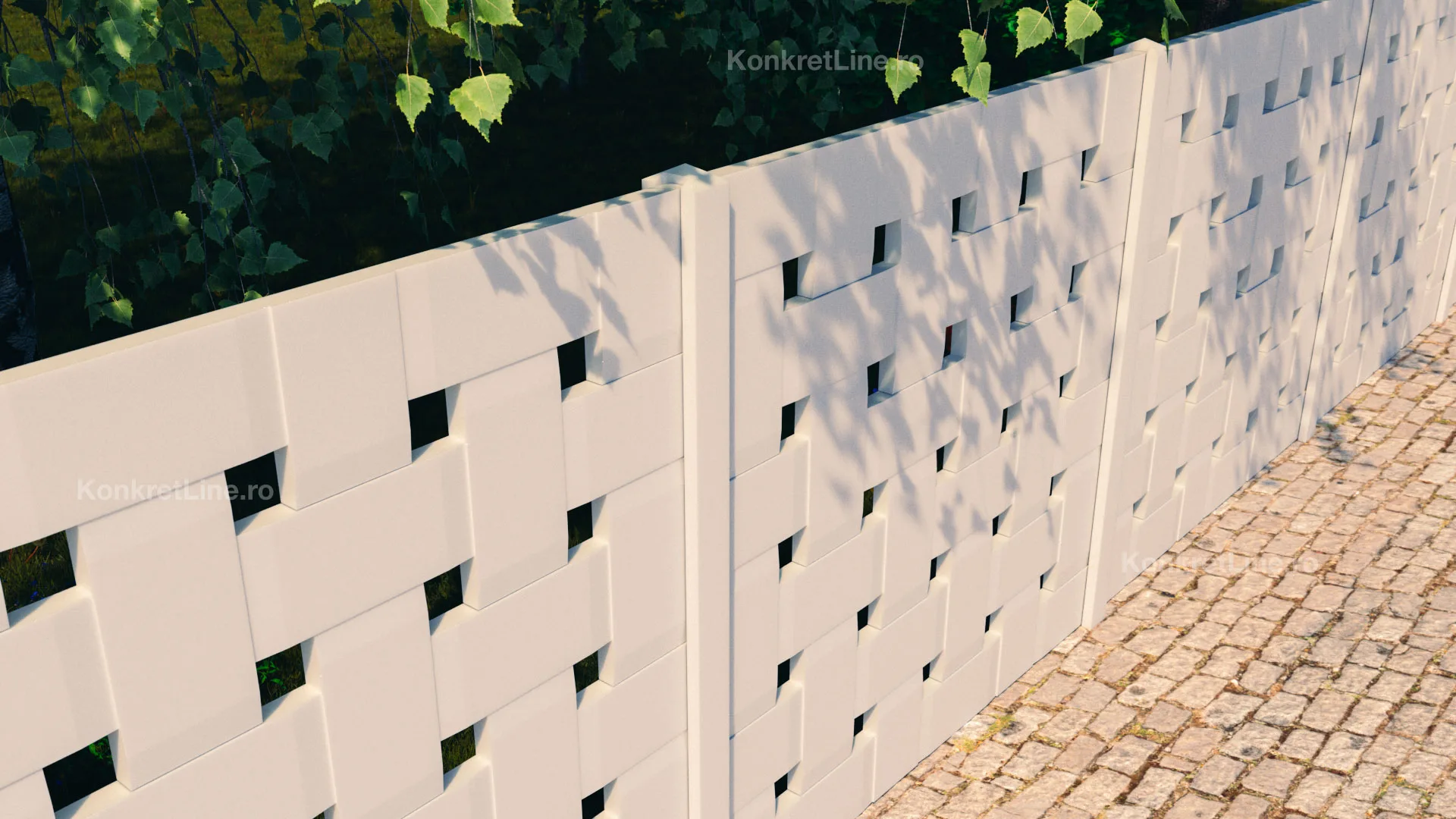 Space KV500 — gard prefabricat Konkret Line