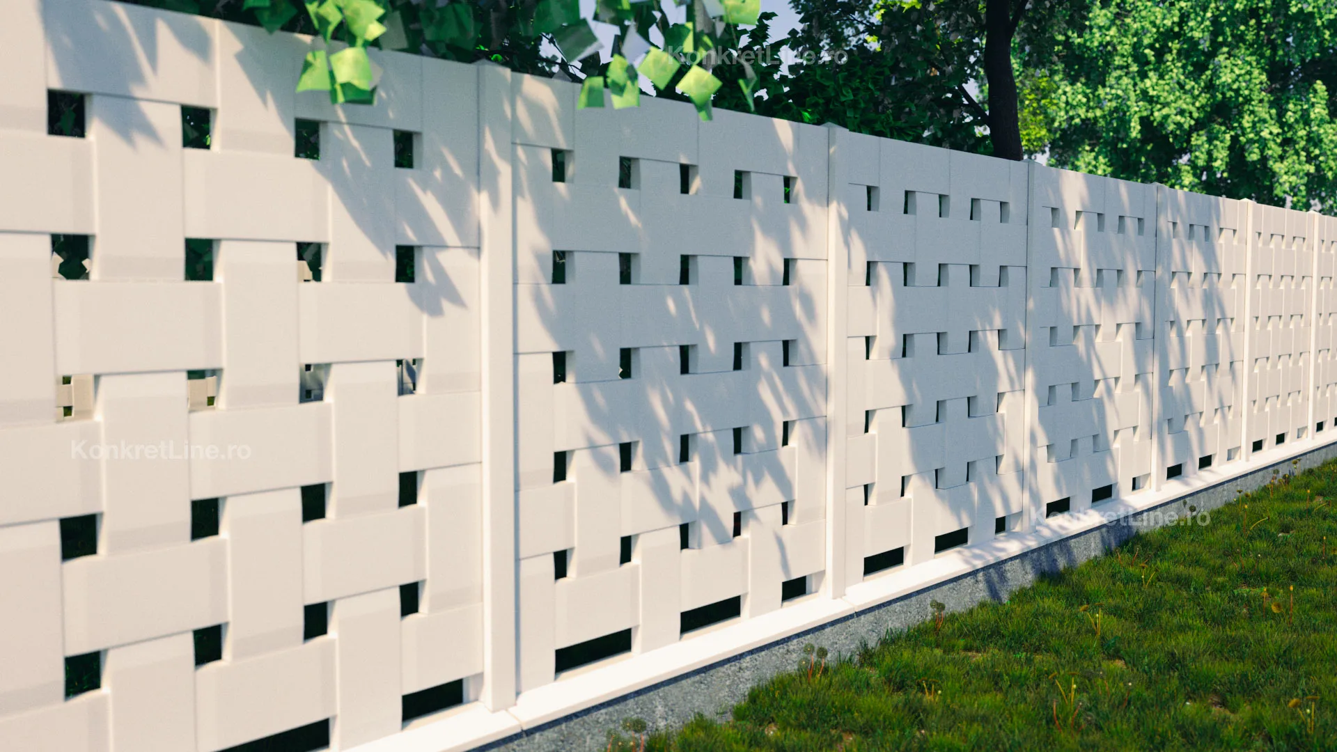 Space KV500 — gard prefabricat Konkret Line