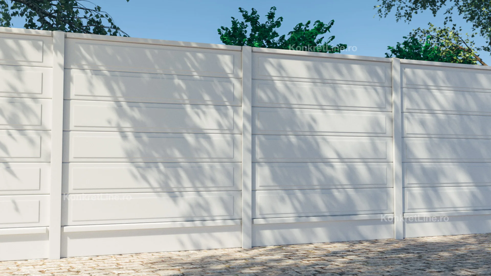 Nova — gard prefabricat Konkret Line