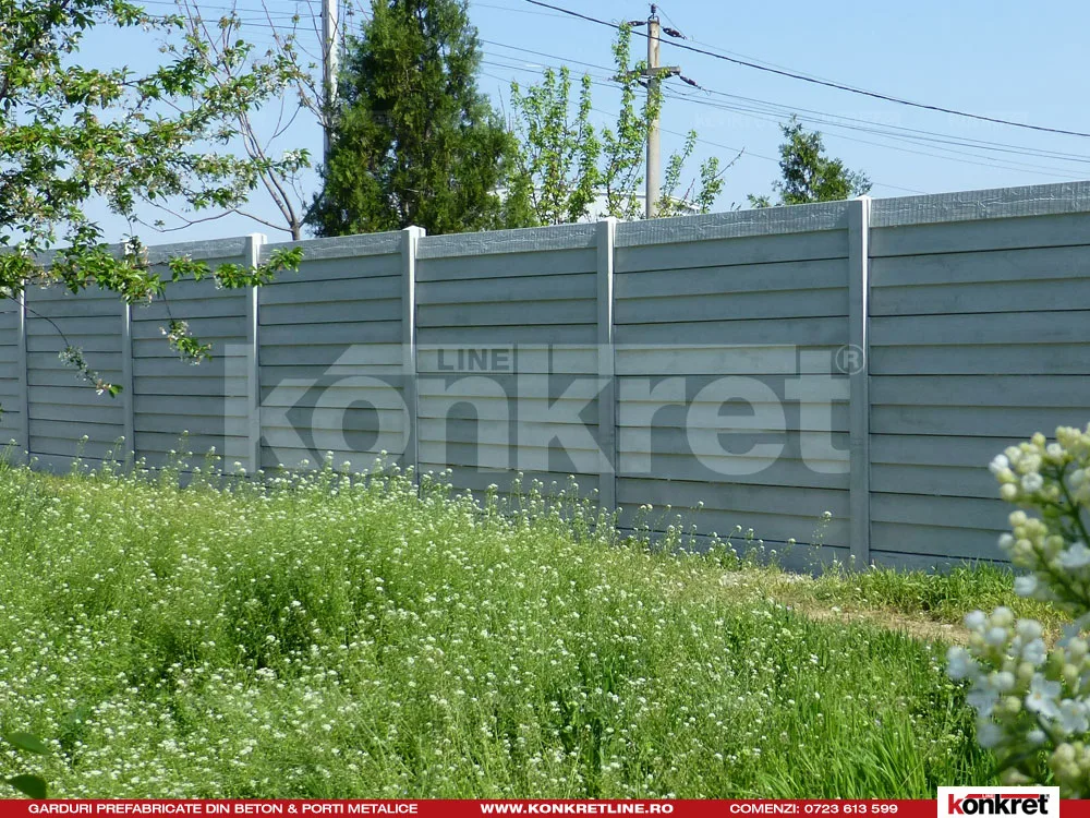 Timberlap — gard prefabricat Konkret Line