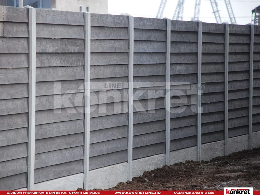 Timberlap — gard prefabricat Konkret Line