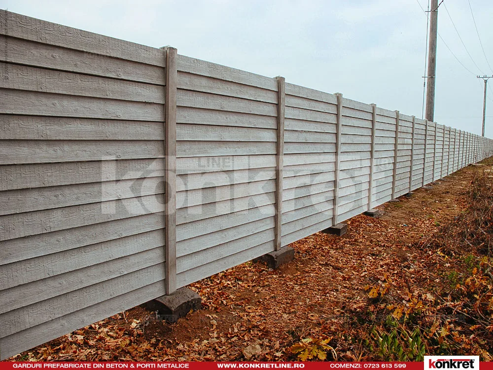 Timberlap — gard prefabricat Konkret Line